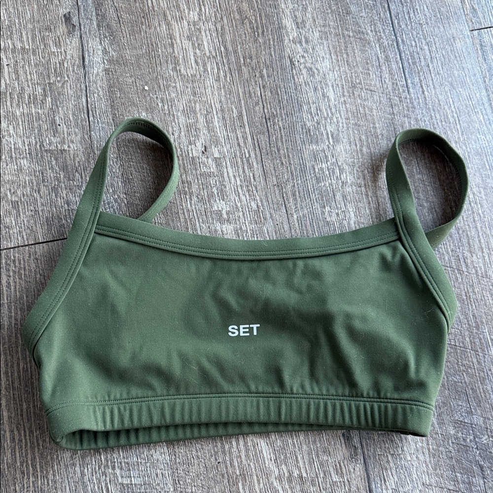 SET Active Olive Sports Bra